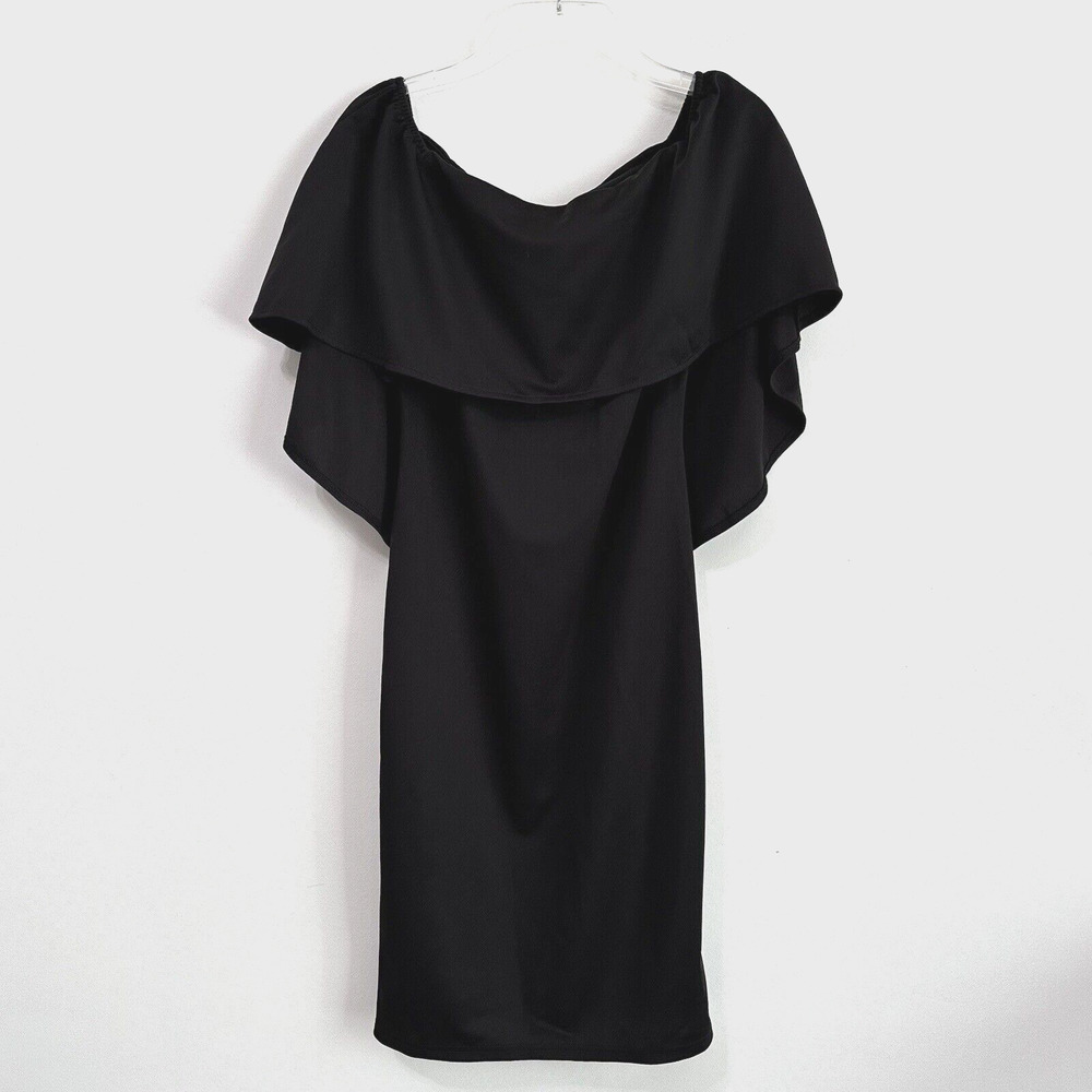 Grace Karin Off Shoulder Batwing Cape Dress S Knee Length Party Cocktail NEW
